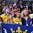 COLOGNE, GERMANY - MAY 14: Sweden fans cheering on their team during preliminary round action against Denmark at the 2017 IIHF Ice Hockey World Championship. (Photo by Andre Ringuette/HHOF-IIHF Images)

